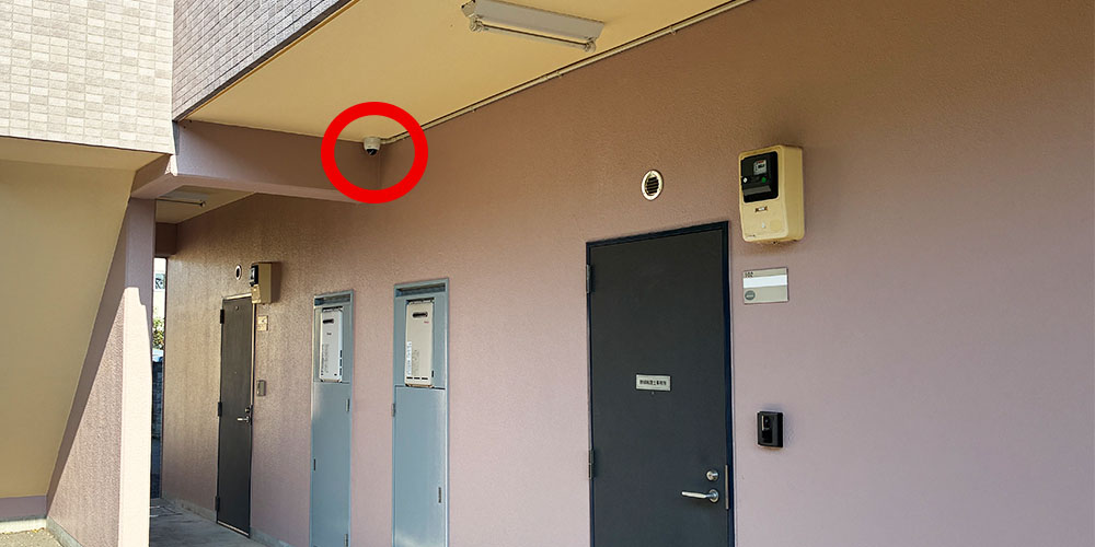 防犯カメラ マンション 玄関 ドア