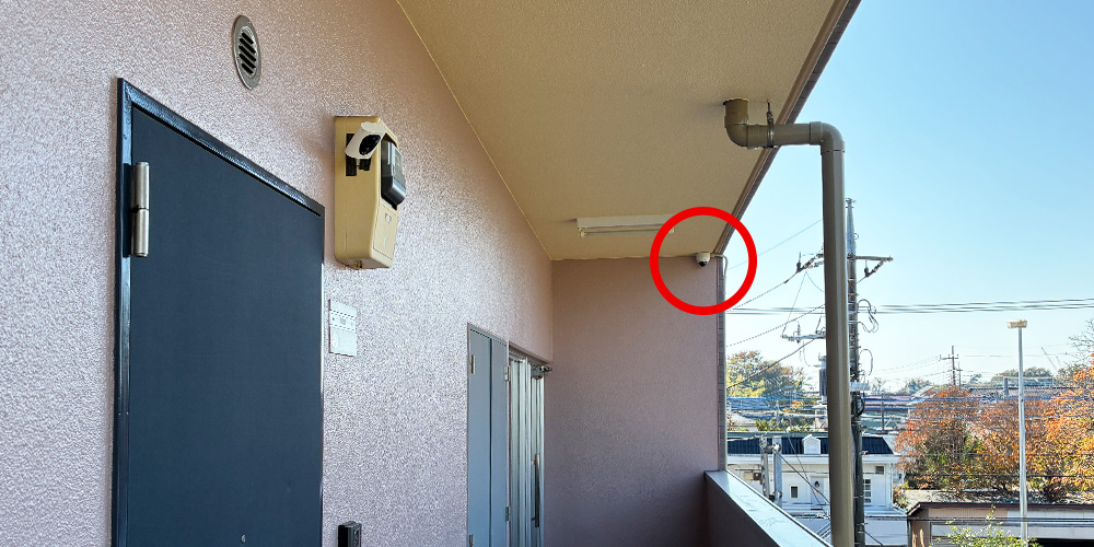 防犯カメラ マンション ドア 宅配ボックス 郵便受け