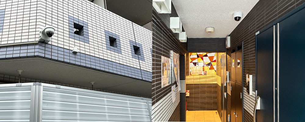 防犯カメラ 設置 東京都北区 マンション