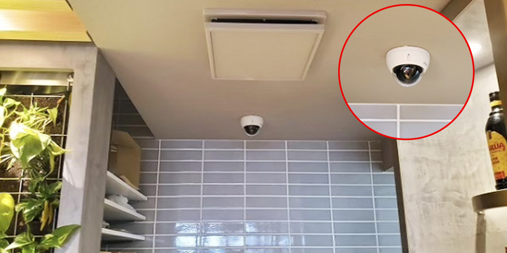 監視カメラ ロビー フロント