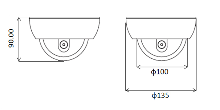 HD-SDI/EX-SDI/HDCVI 赤外線カメラ