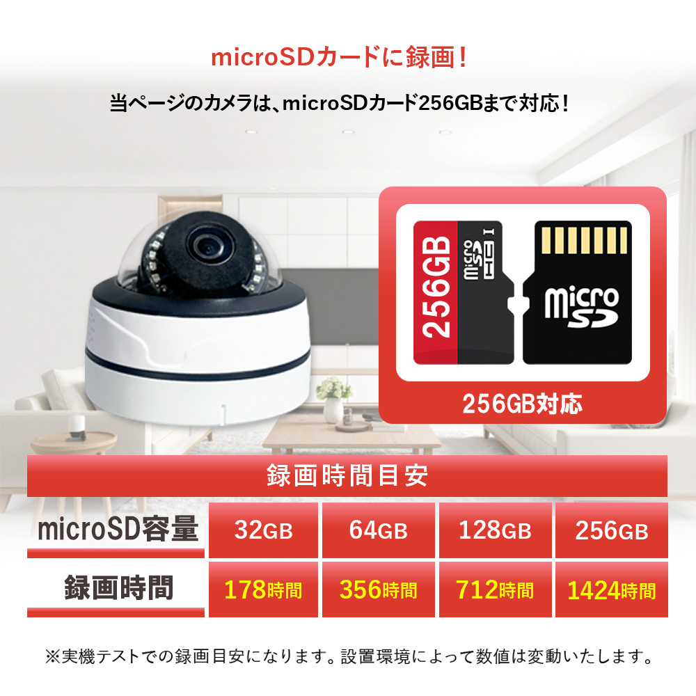 microSDカードに録画