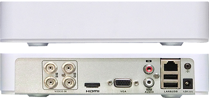 AHD/TVI/CVBS 3in1 4CH 防犯カメラ用レコーダー52～200万画素 1TB 最大