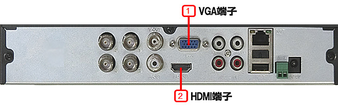 防犯用モニター取付