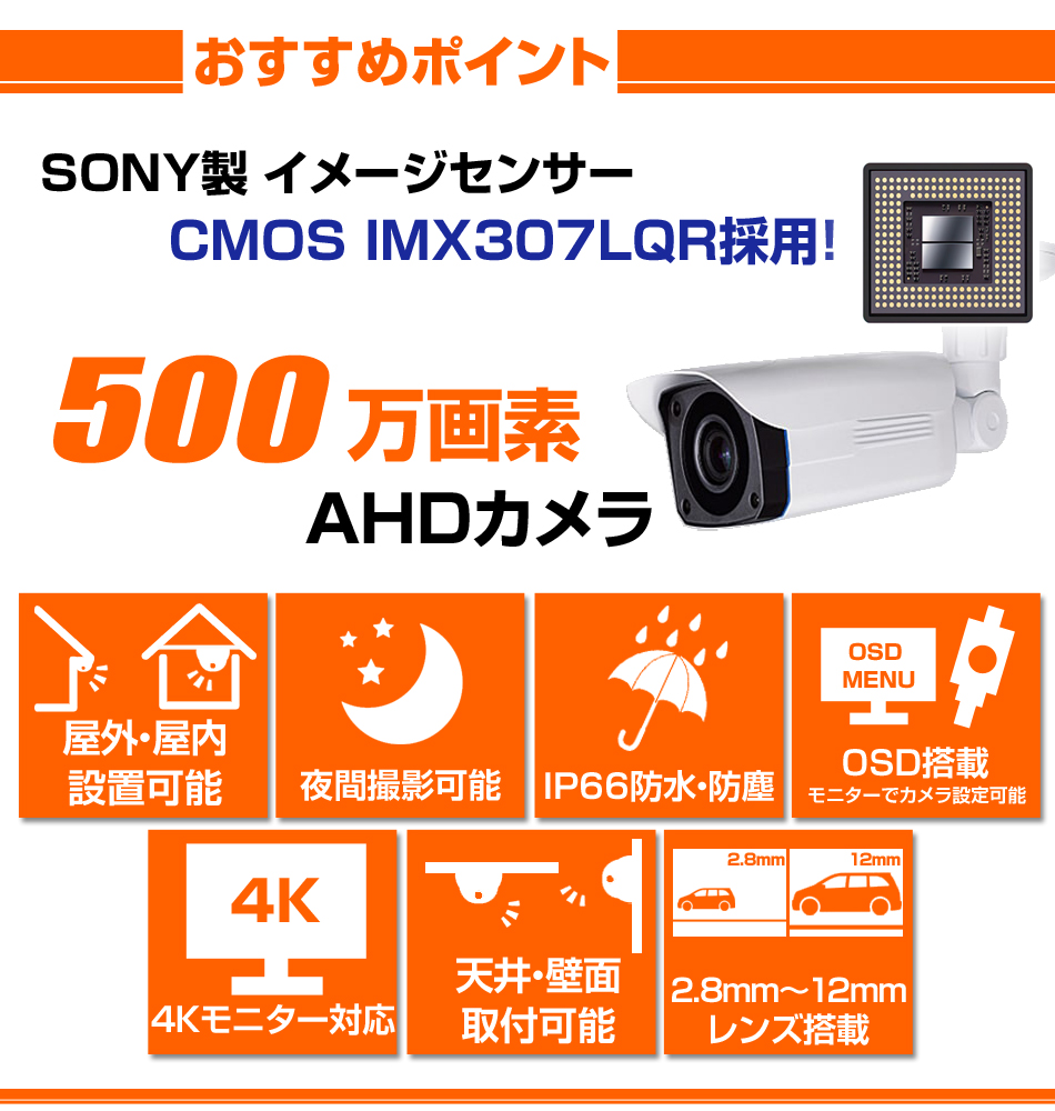 AHD ハイビジョン画質