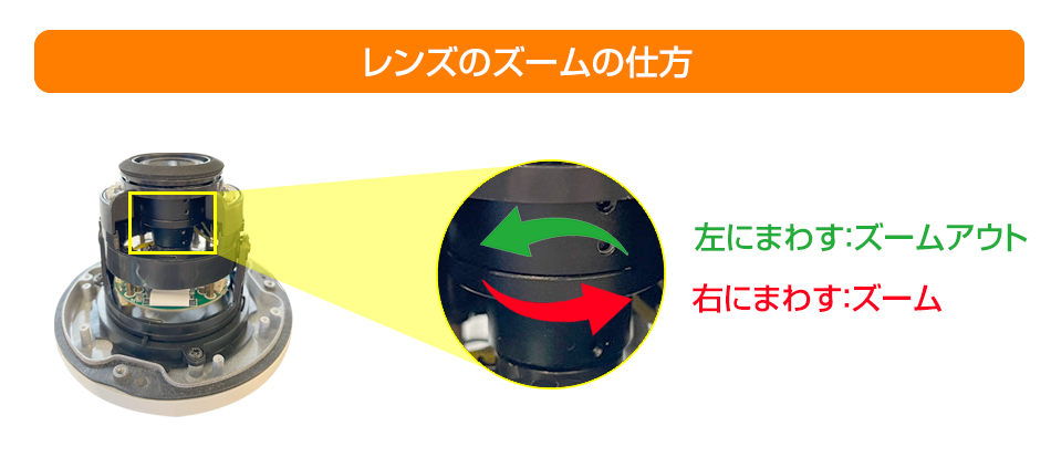 カメラ内部操作