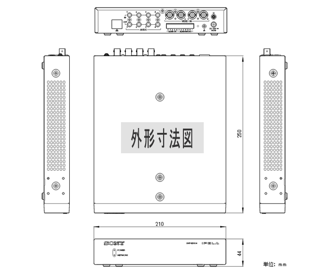 Sony（ソニー）IPネットワーク カメラサーバー SNT-EX104 | 防犯カメラ・監視カメラ専門通販店 秋葉原のアルタクラッセ