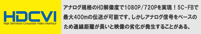 HDCVI機能