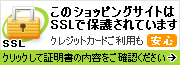 このショッピングサイトはSSLで保護されています。