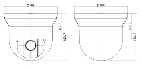 BB-HCA6-X/BB-HCA6-B」BB-HCM581/BB-HCM580用カメラカバー | 防犯