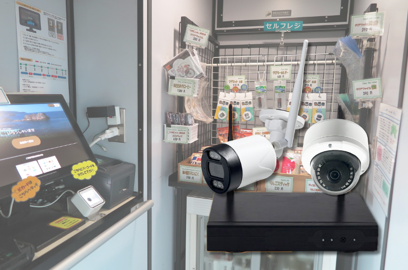 防犯カメラ 無人販売 無人店舗