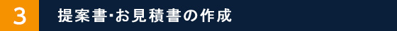 提案書やお見積もり書の作成