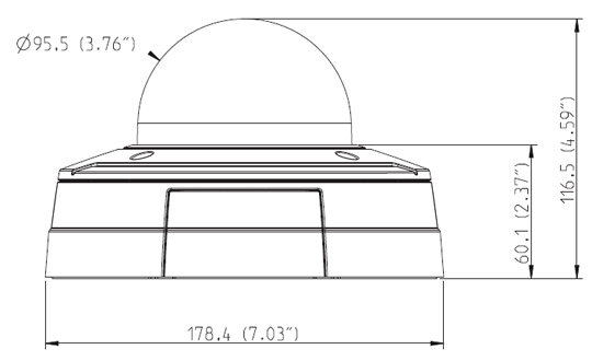 AXIS P3367-VEの製品図解