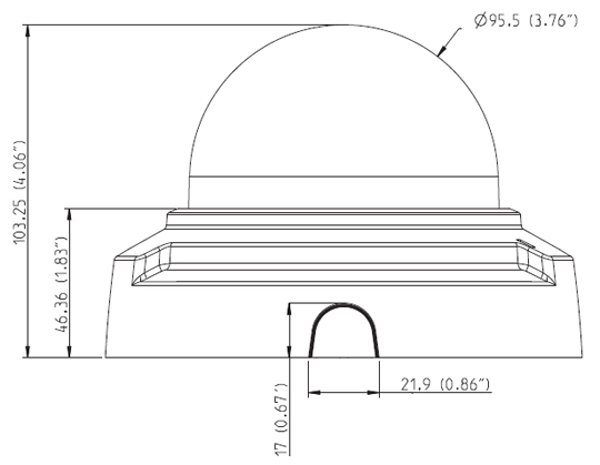 AXIS P3367-Vの製品図解